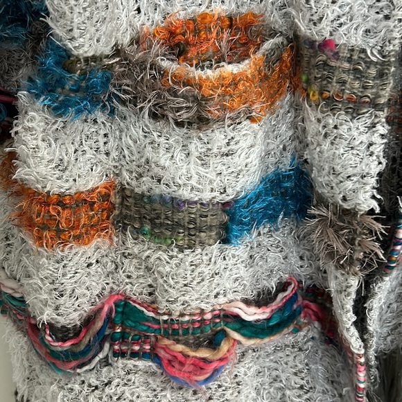 World Market women’s Cardigan one size fits all gray and multicolored - Picture 6 of 9